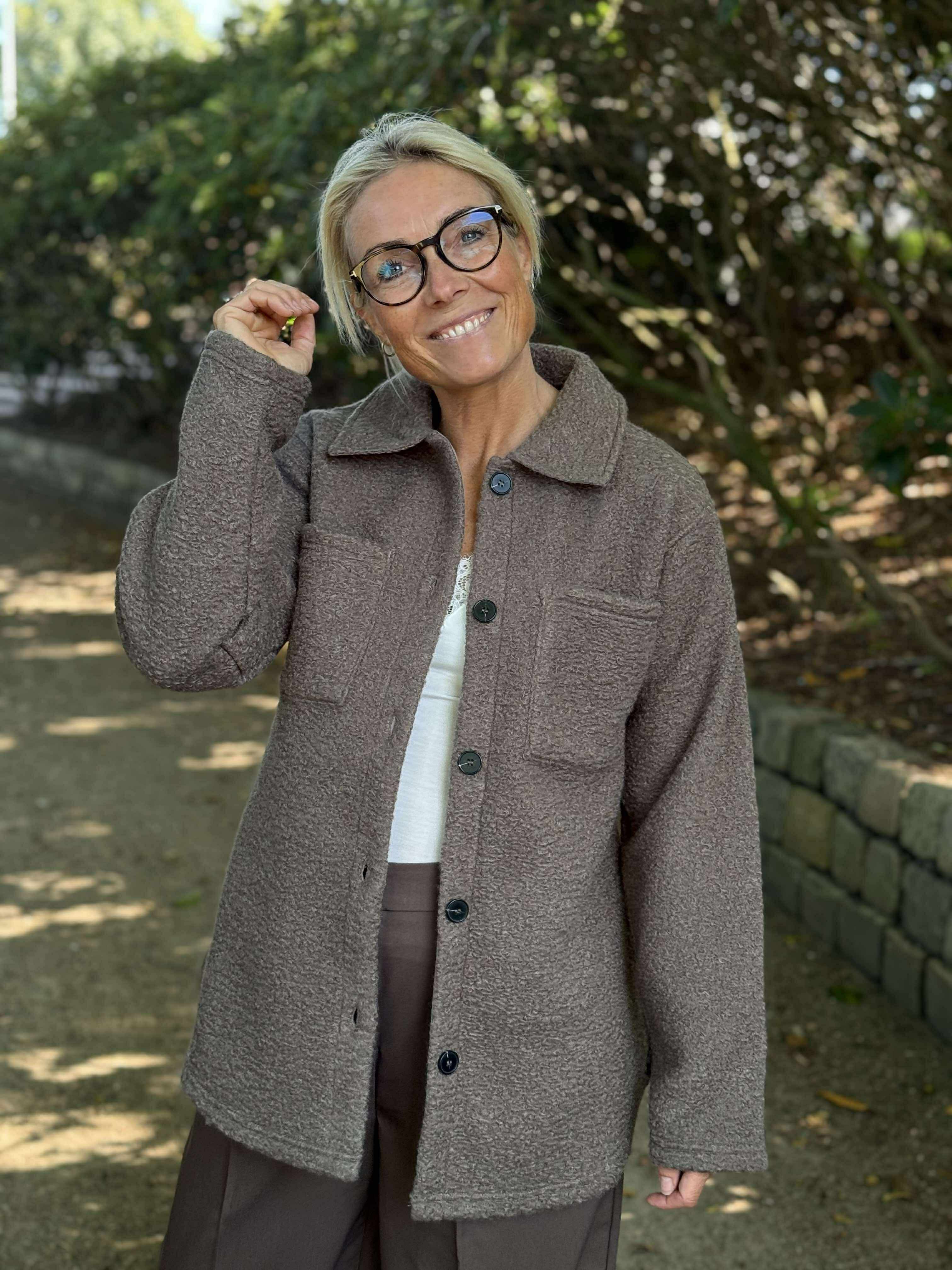 PCOLINE Shacket - Morel